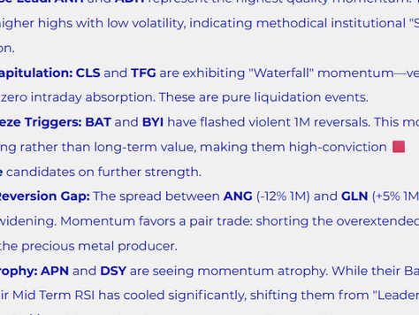 10-Point Momentum Report