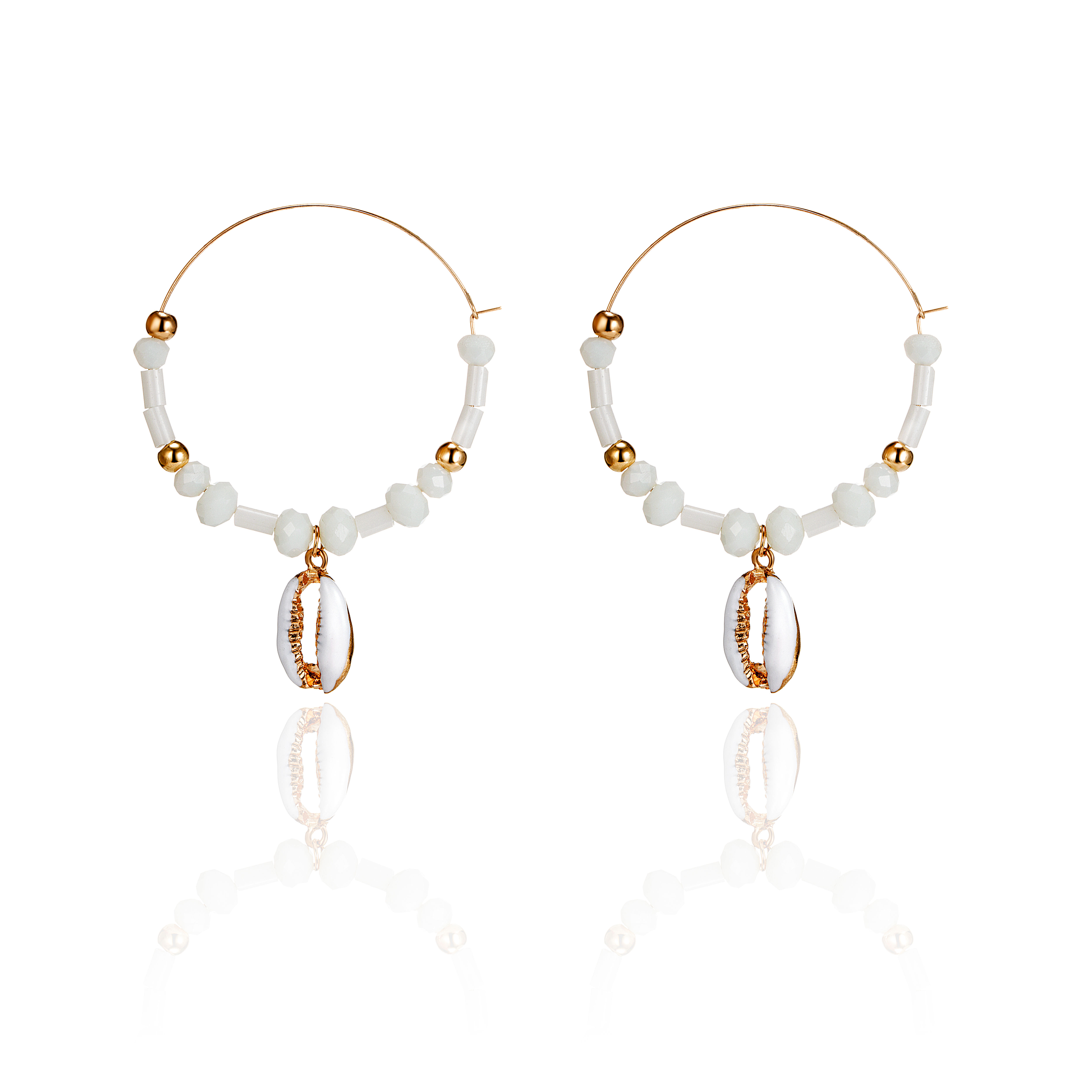 Simple Seashell Earrings