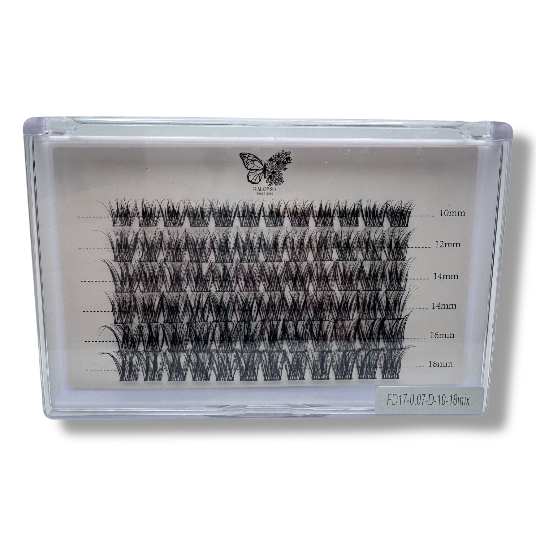 Sasha Lash Clusters 10-18MM D Curl