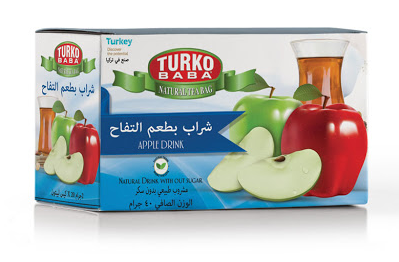 24 x APPLE FLAVOR TEA BAGS , 40 GR T334
