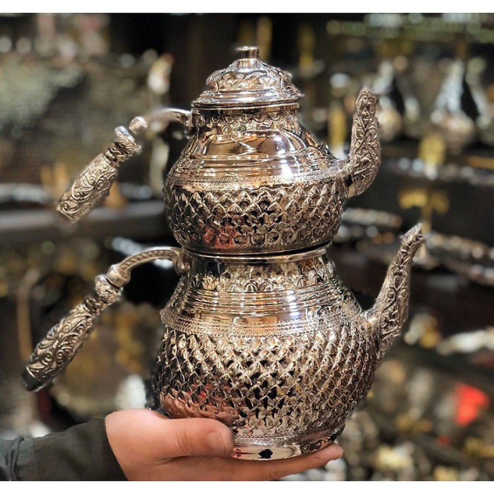 10 x TURKISH COPPER TEAPOT
