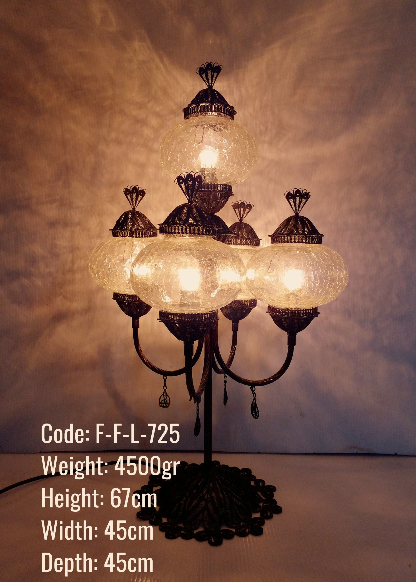 OTTOMAN FILIGREE FLOOR LAMP