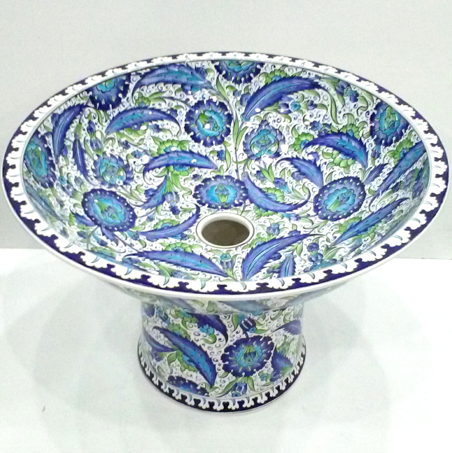 حوض سيراميك تركى، حوض الحمام، حوض الحمام، 46 سم