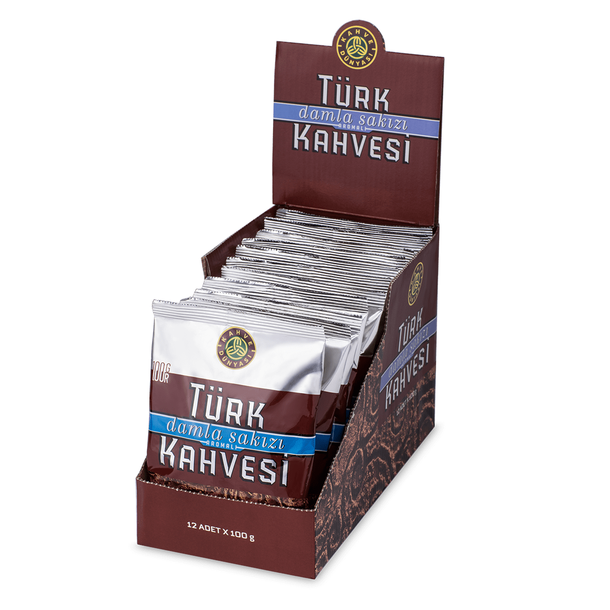 12 مرة من القهوة التركية من كوفي وورلد صمغ ، 100 غرام (3.5 أونصة)