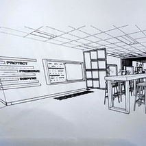 Drawing of future space