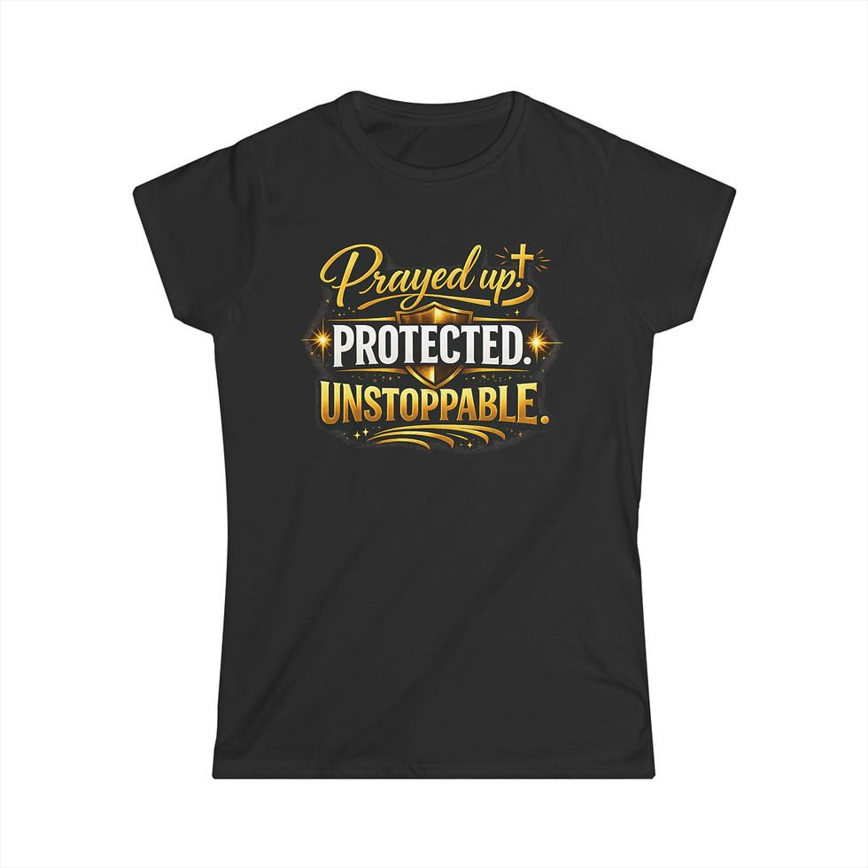 Thumbnail: Prayed Up, Protected, Unstoppable Women’s Tee