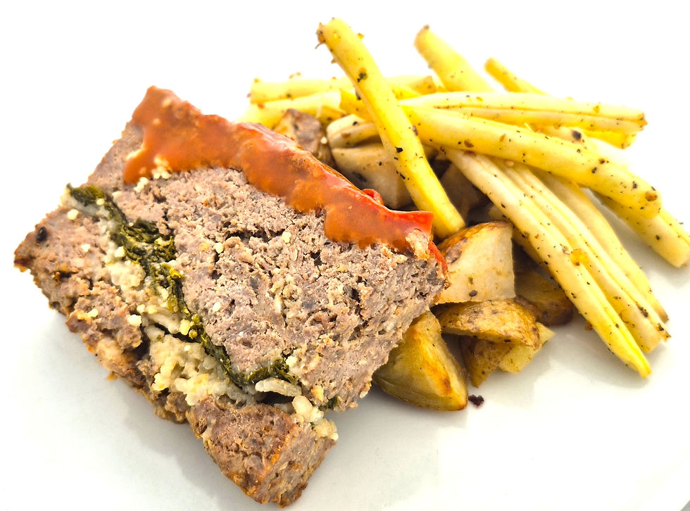 Pain de viande et légumes