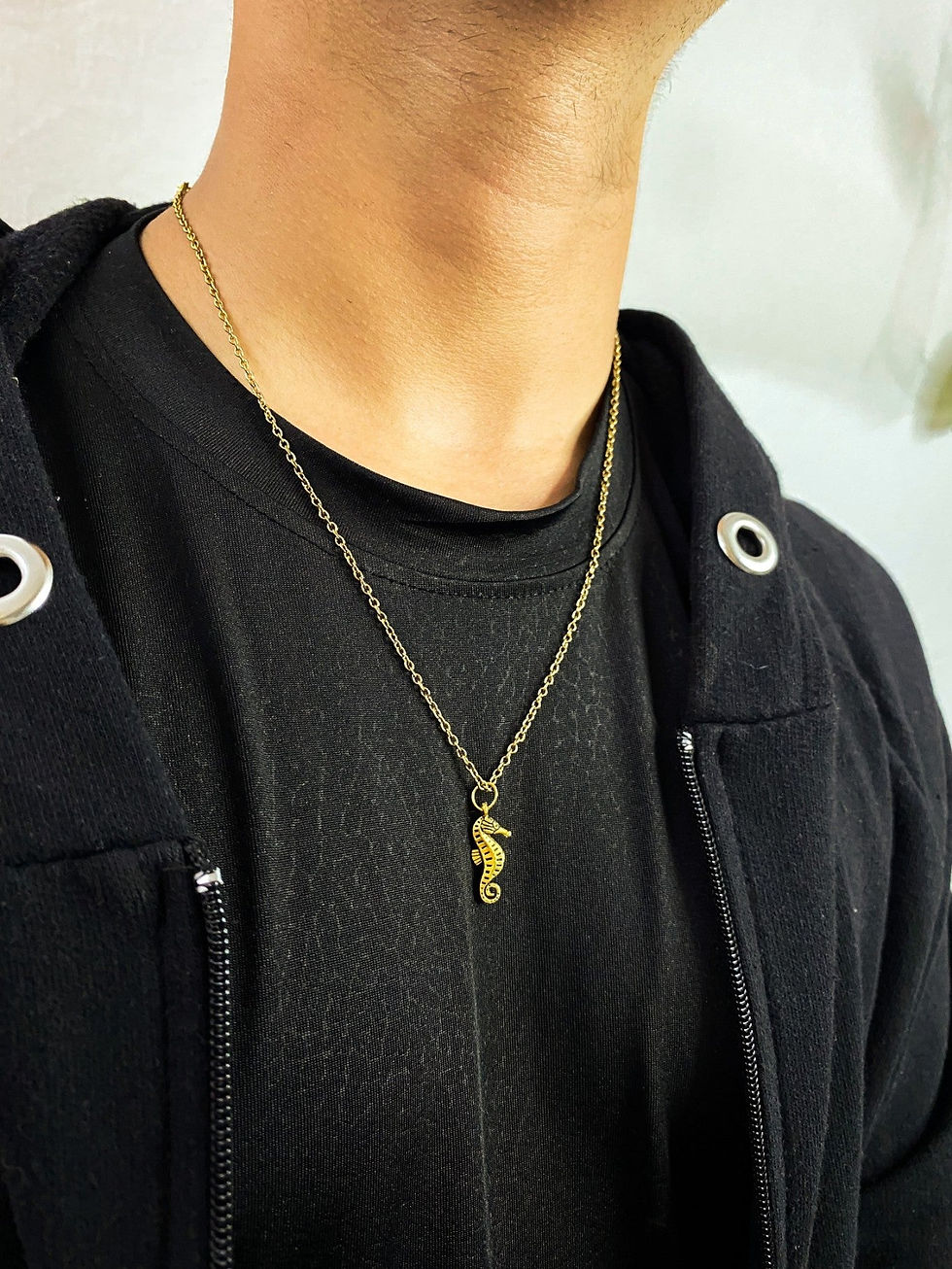 Thumbnail: Golden Seahorse Charm | 6 Pcs