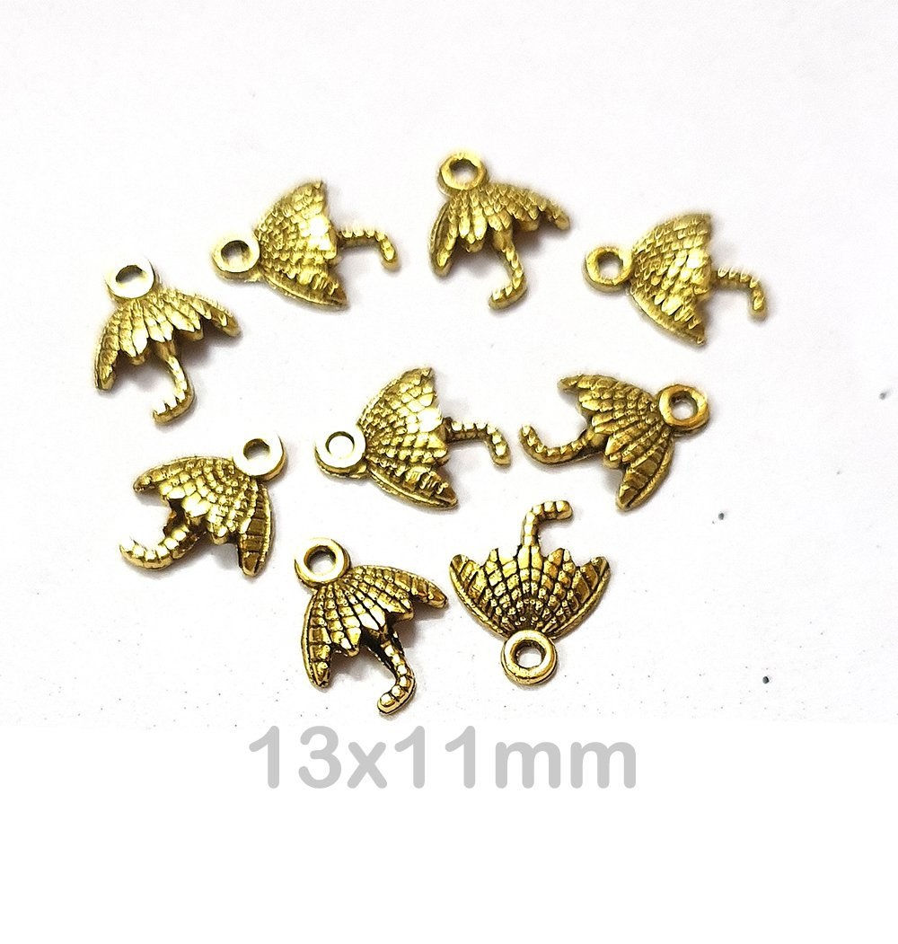 Mini Umbrella Charms | 6 Pcs