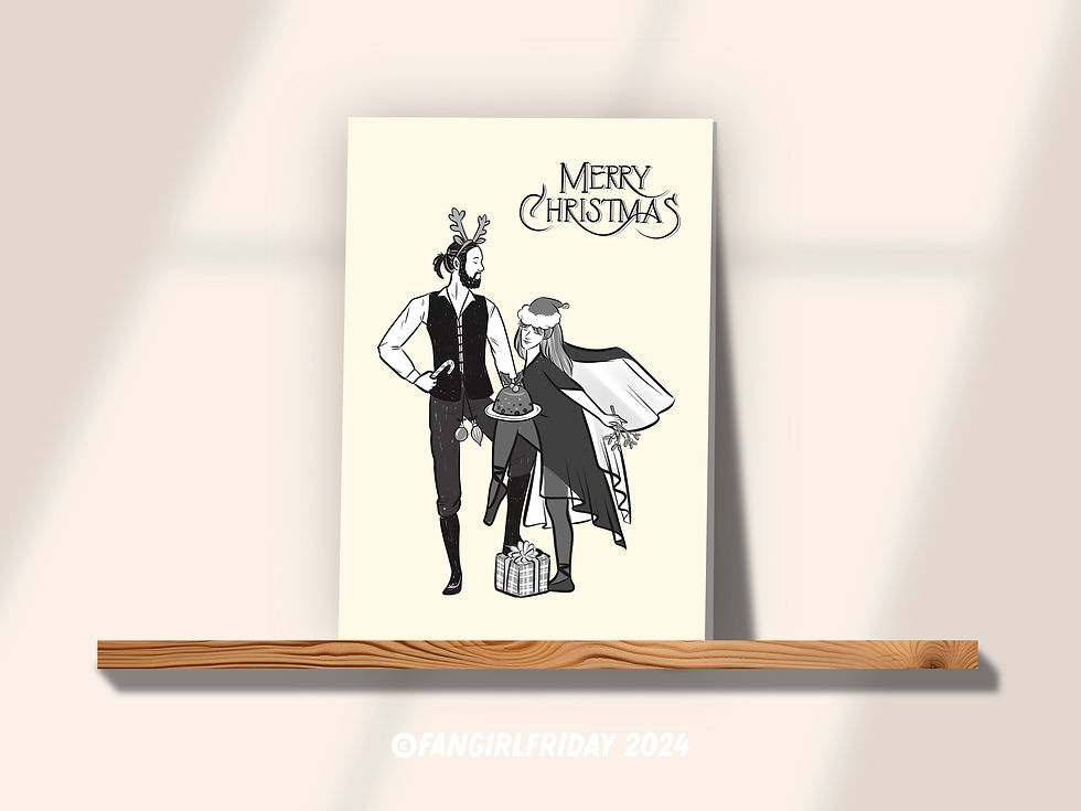 Thumbnail: Fleetwood Mac Rumours Inspired Christmas Card "Merry Christmas"