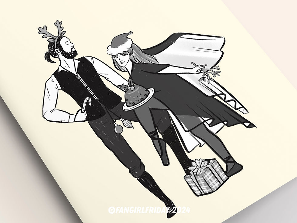 Thumbnail: Fleetwood Mac Rumours Inspired Christmas Card