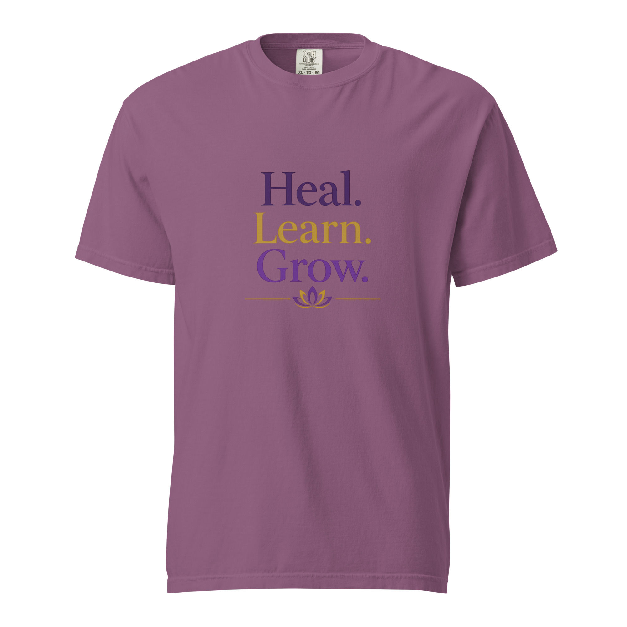 Heal. Learn. Grow.™ Unisex Inspirational T-Shirt