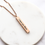 Thumbnail: Custom Vertical Bar Engraved Necklace