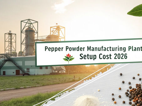 How to Set Up a Pepper Powder Manufacturing Plant: Machinery Cost, & Market Outlook