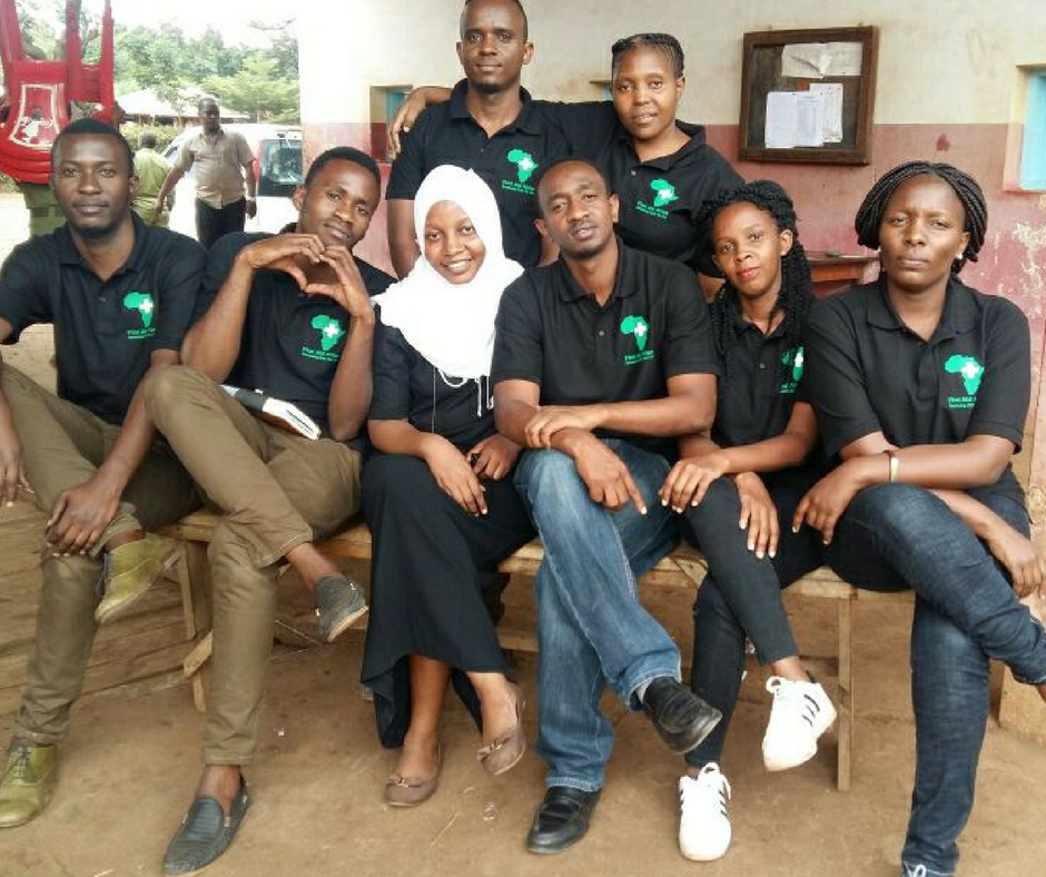 Instructors in Tanzania after course