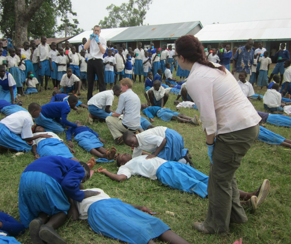 Teaching school groups