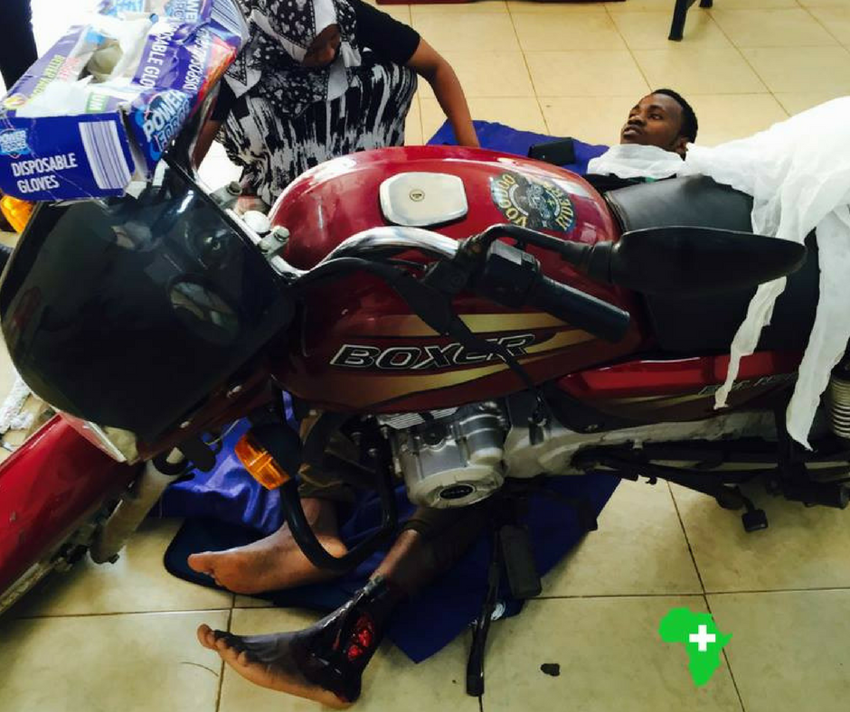 Road traffic accident simulation