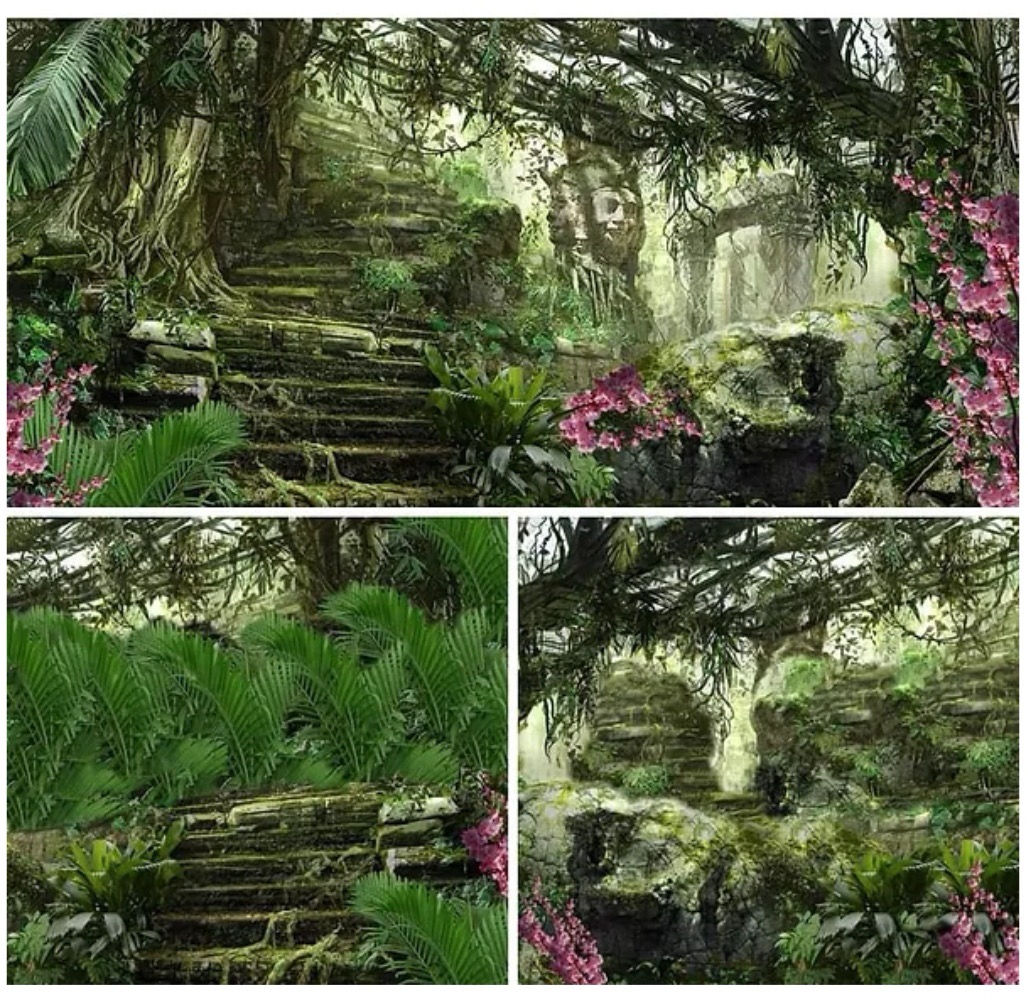 Jungle Inspired Background Options