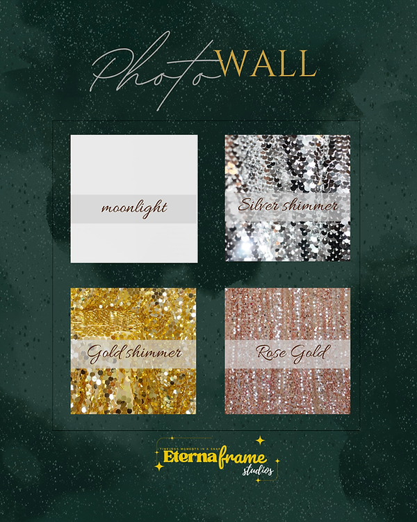Photo Wall Standard Options