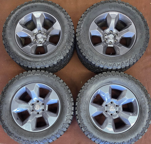 4 2021 Gray OEM Ram 1500 Wheels 35