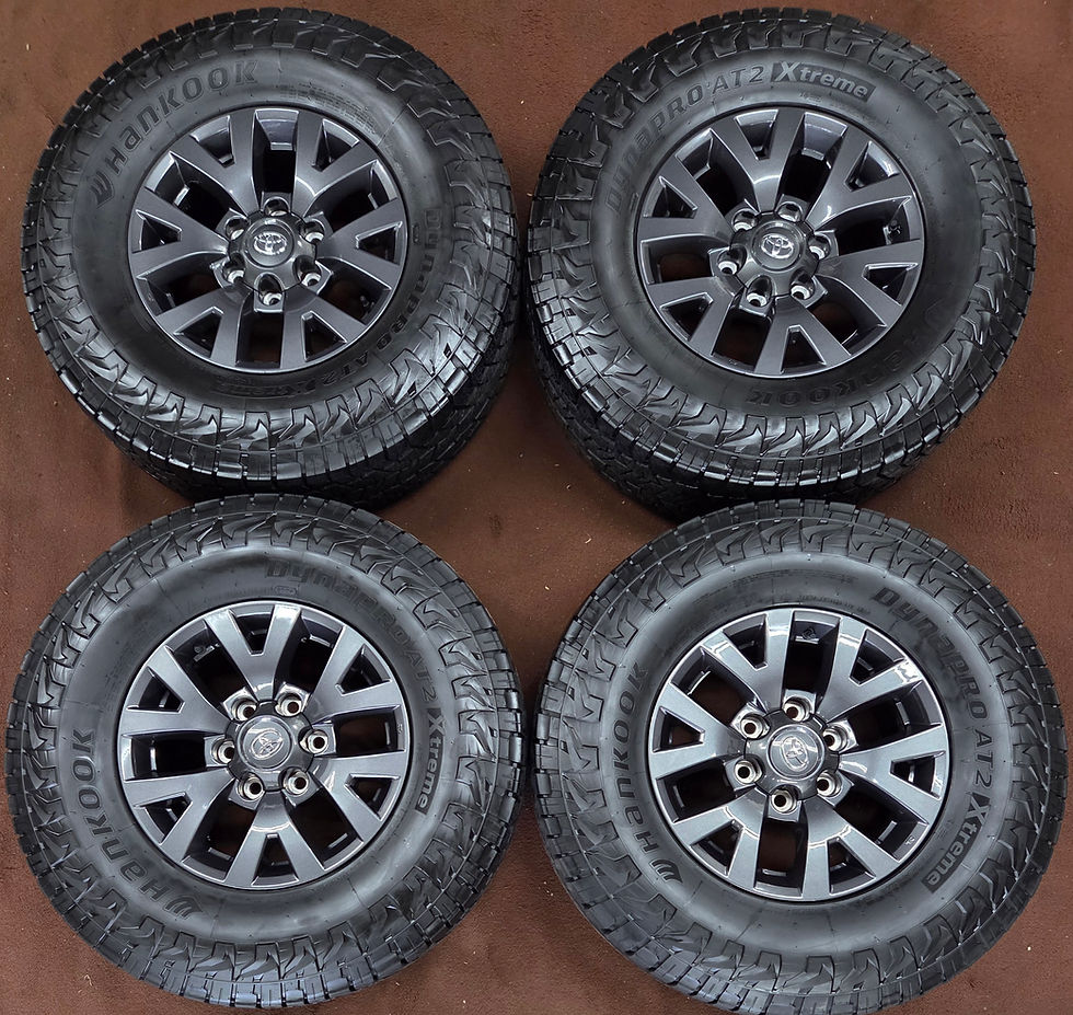 Thumbnail:  4 2022 Oem 16" Tacoma 4Runner Wheels Tires