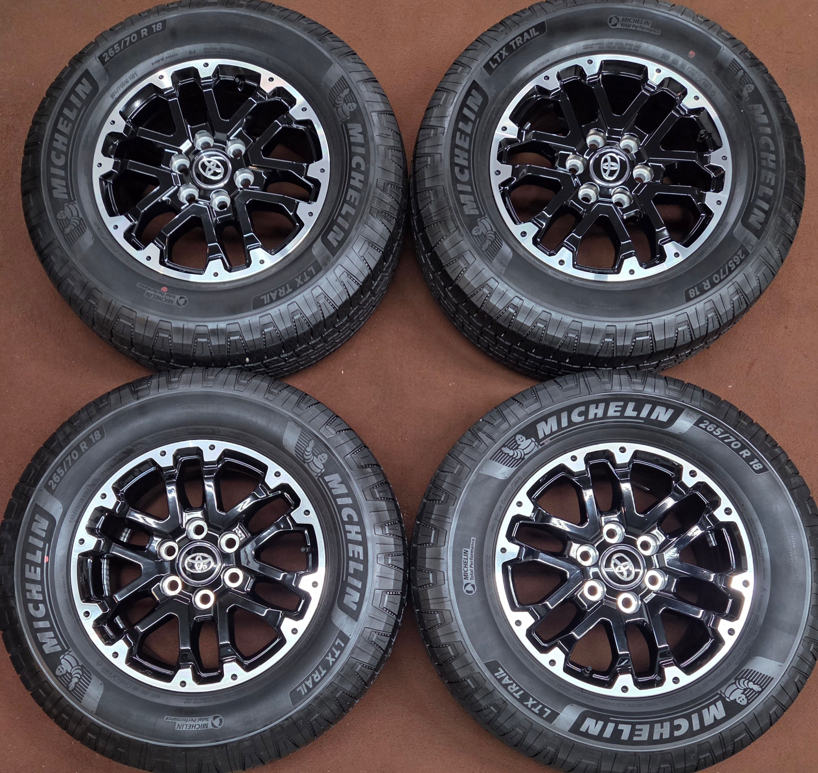 4 Takeoff 2025 18" Tundra Sequoia Tacoma Wheels Tires