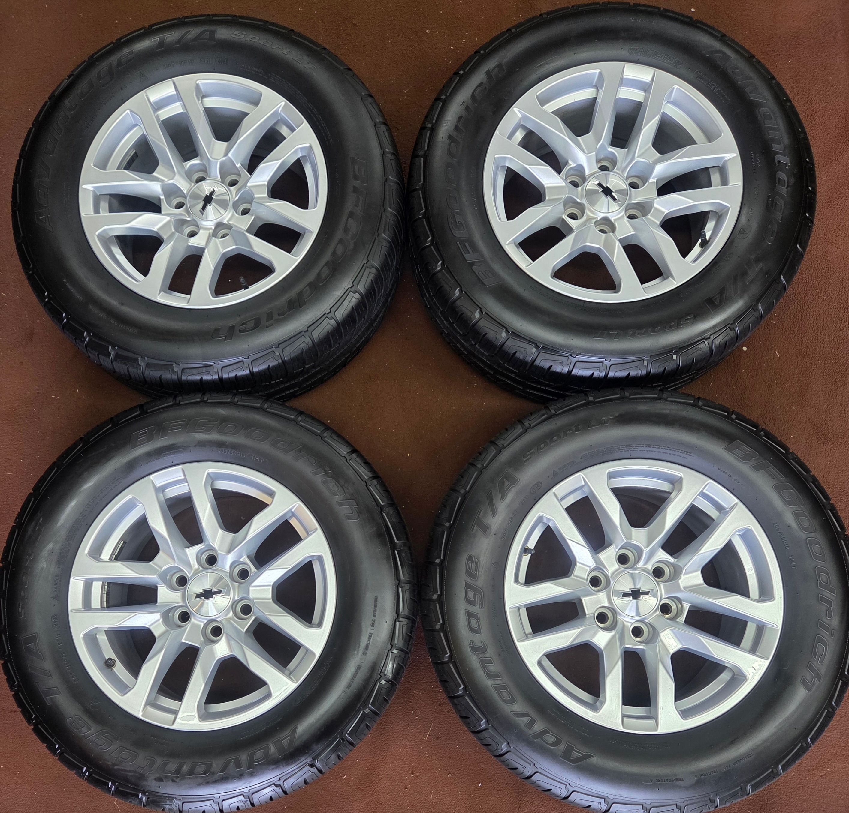 4 2022 18" Chevy Gmc 1500 5912 Wheels Tires