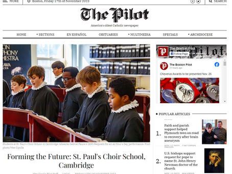 "Forming the future" with the Boston catholic pilot