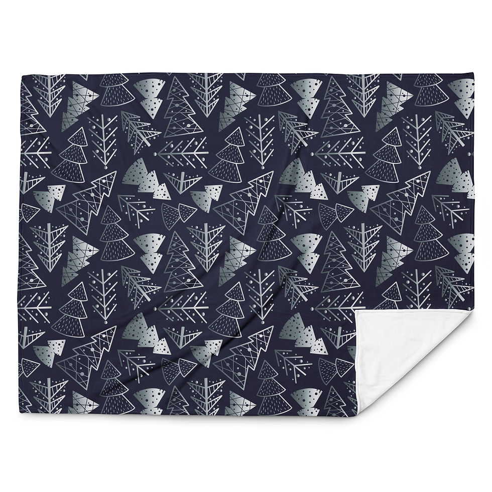 Shop Christmas Holiday Forest Tree Throw Blanket for Home Comfort. Perfect festive décor and warmth for your living space!