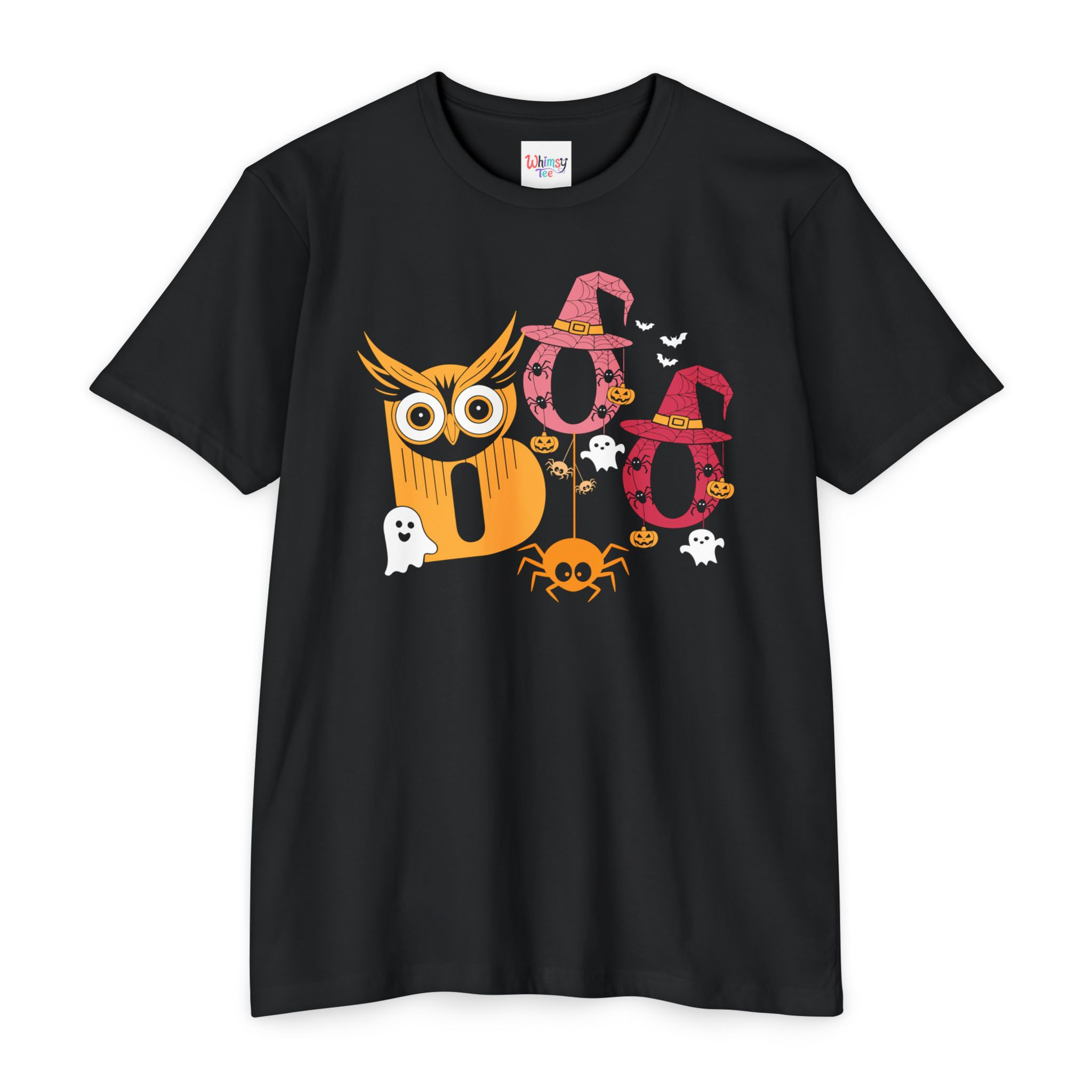 Cute Spooky Halloween Boo Owl T-Shirt for Casual Outfits, a charming choice for Halloween parties and relaxed fall days.