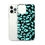 Thumbnail: Buy online Sleek Teal Clear iPhone Case with Bold Leopard Print for Sale. Stand out and keep your phone safe today!