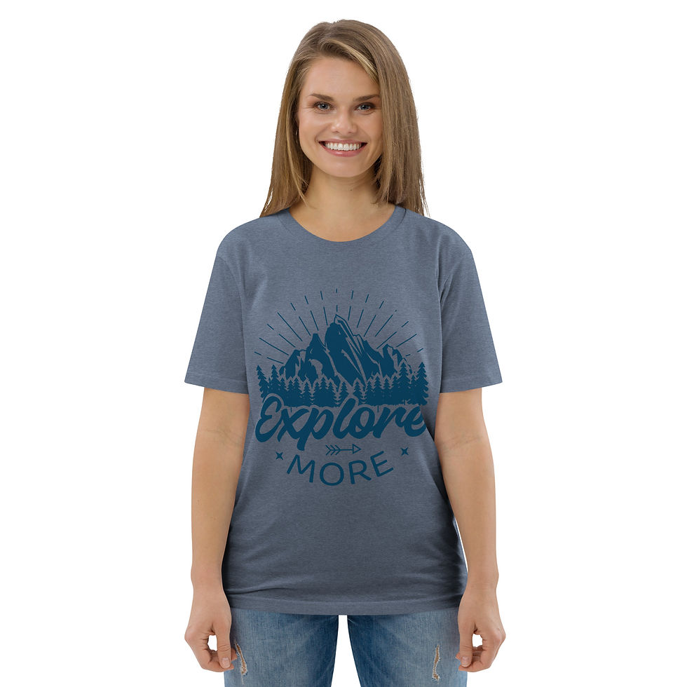 Thumbnail: Buy Vintage Adventure Camping Unisex Organic Cotton T-Shirt for Sale Online! Purchase yours today!