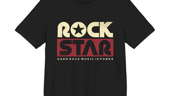 Rock Star T-Shirt Vintage Hard Rock Graphic Tee