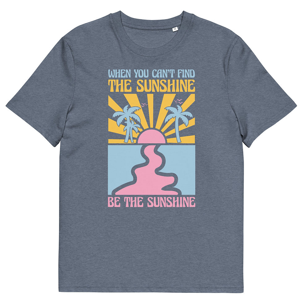 Thumbnail: Shop online Boho Summer Beach Unisex Organic Cotton T-Shirt. Enjoy comfort and organic materials for your next outing!