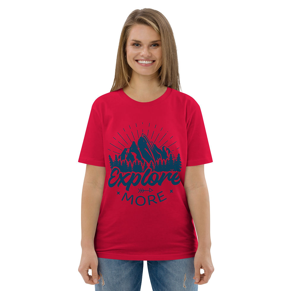 Thumbnail: Buy Vintage Adventure Camping Unisex Organic Cotton T-Shirt for Sale Online! Purchase yours today!