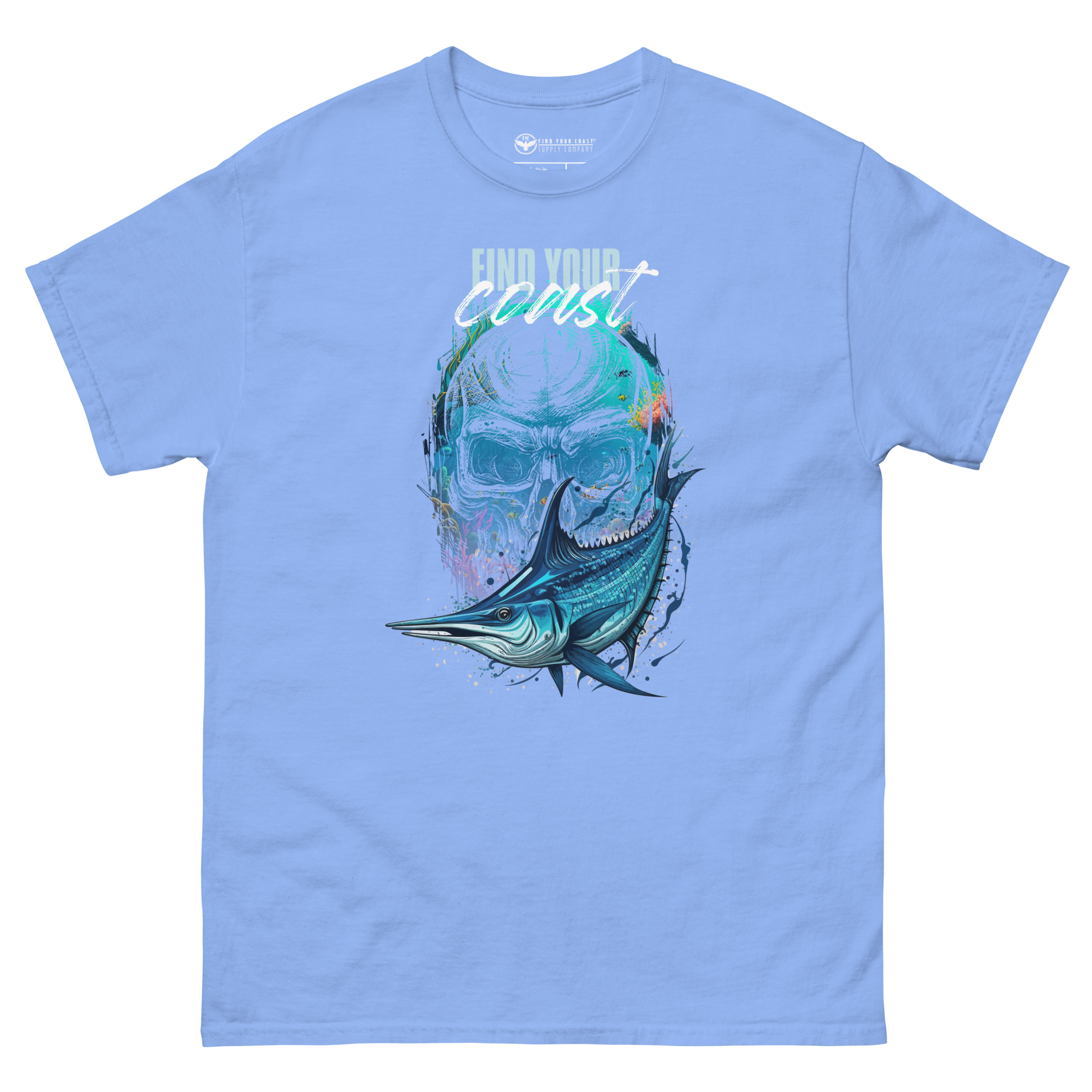 Shop the Marlin Madness Regular Fitting Cotton Tee, perfect for casual wear or fishing adventures. Order online today!