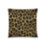 Home decor with our Elegant Black and Gold Leopard Print Throw Pillow. Bold style meets modern elegance for any room!
