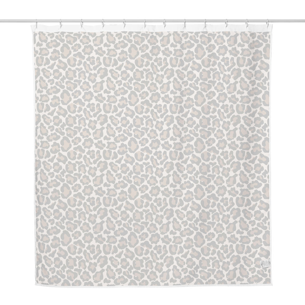 Transform your bathroom with a Modern Leopard Print Shower Curtain for Bathroom Decor. Shop now for a unique, stylish look!