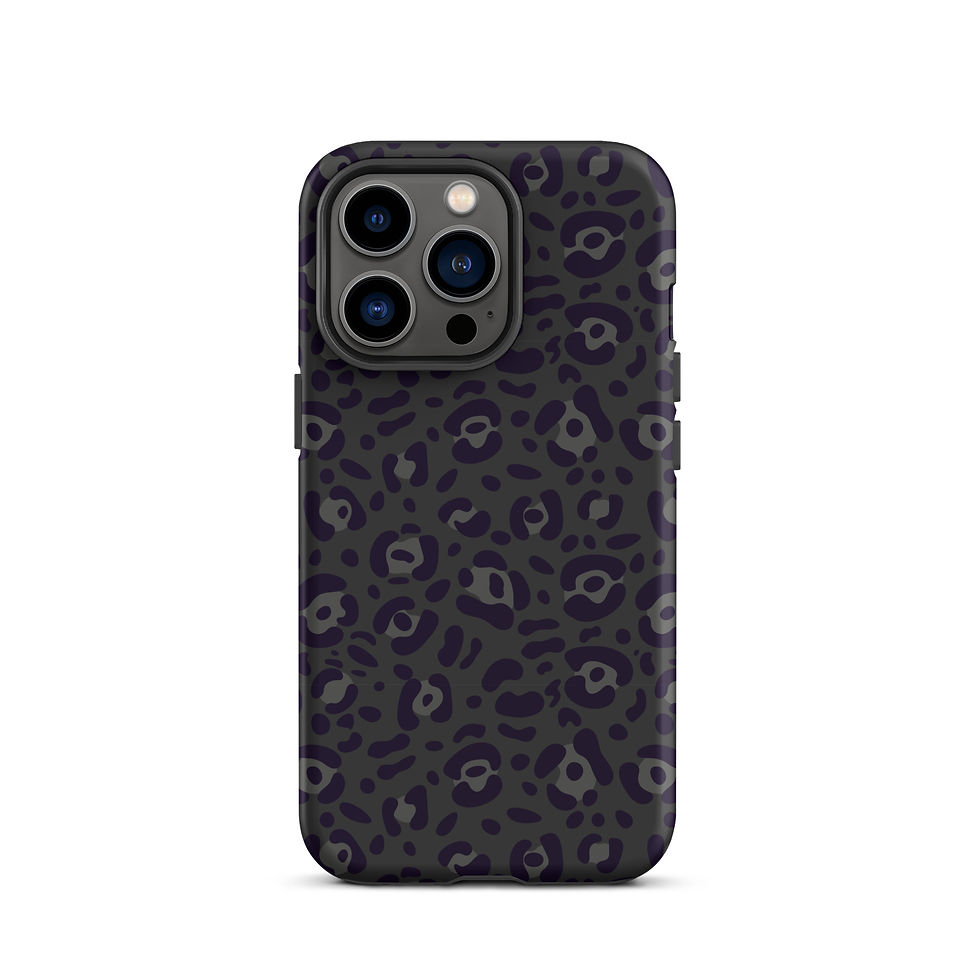Thumbnail: Buy online Bold Black Leopard Print Tough Phone Case. Superior protection meets on-trend design for your phone. Shop now!