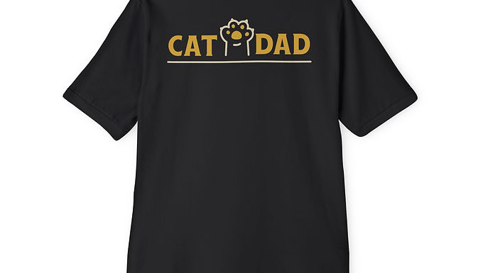 Cool Cat Dad Pique Polo T-Shirt: Buy Online!