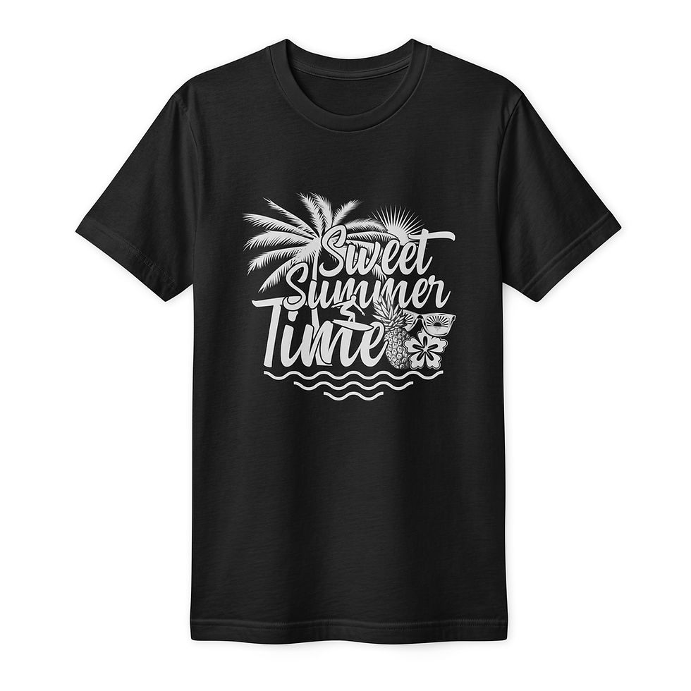 Sweet Summer Time Graphic T-Shirt for Casual Wear—a comfortable, playful tee that brings easy summer style to every outing.