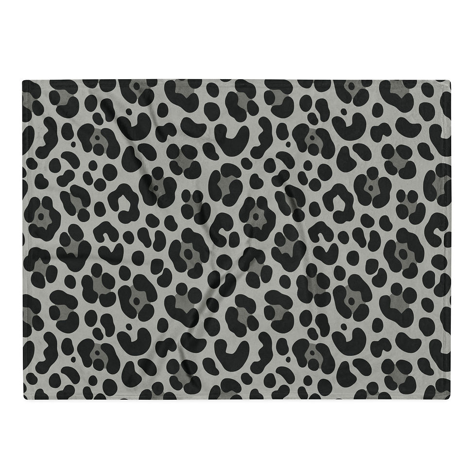 Buy Unique Snow Leopard Print Throw Blanket for Home Decor. Shop online now for cozy elegance and a bold statement piece.