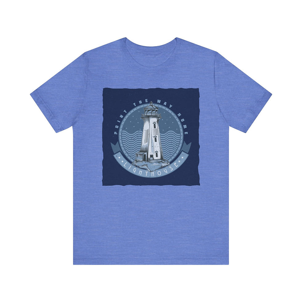 Thumbnail: Vintage Lighthouse Classic Nautical T-Shirt. Enjoy the charm of vintage lighthouses on this classic nautical tee. Shop Online