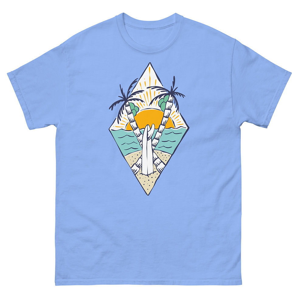 Purchase the Stylish Summer Beach Sunset T-Shirt for Casual Wear. Perfect for sunny days and relaxed vibes—shop online now!