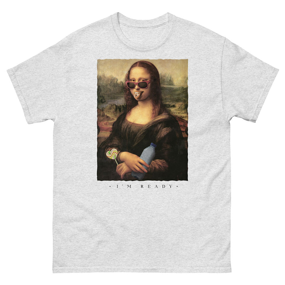Thumbnail: Show off your style with the Modern Mona Lisa Party Unisex Tee. Perfect for any occasion. Shop now and stand out today.