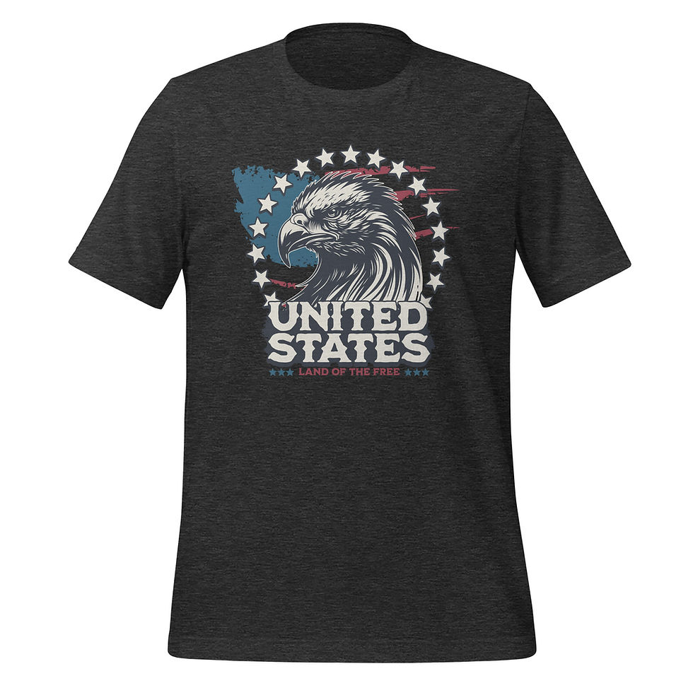 Thumbnail: Purchase online United States Land of the Free Graphic T-Shirt. Shop now for bold style and all-day comfort on any occasion!