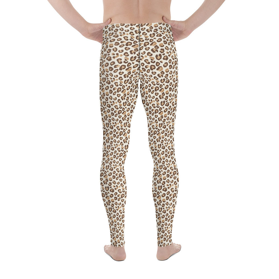 Thumbnail: Buy best comfortable men's leggings with bold leopard print. Enjoy superior fit, vibrant style, and all-day comfort—shop now!