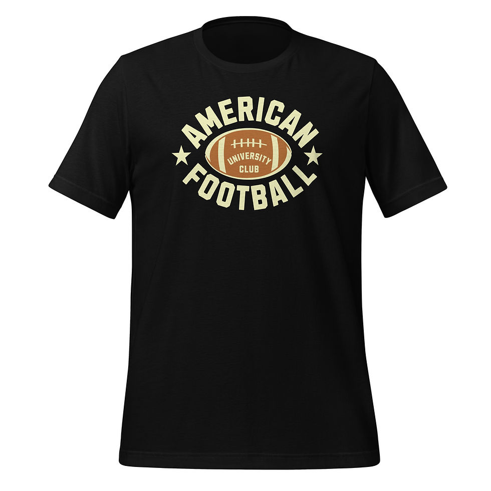 Buy American Football Athletic Sports T-Shirt. Shop now for quality, comfort, and the perfect fit for football lovers!