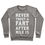 Thumbnail: Shop the 'Never Trust a Fart After Mile 15 Crewneck Sweatshirt'—a fun, comfy gift for marathoners and running enthusiasts.
