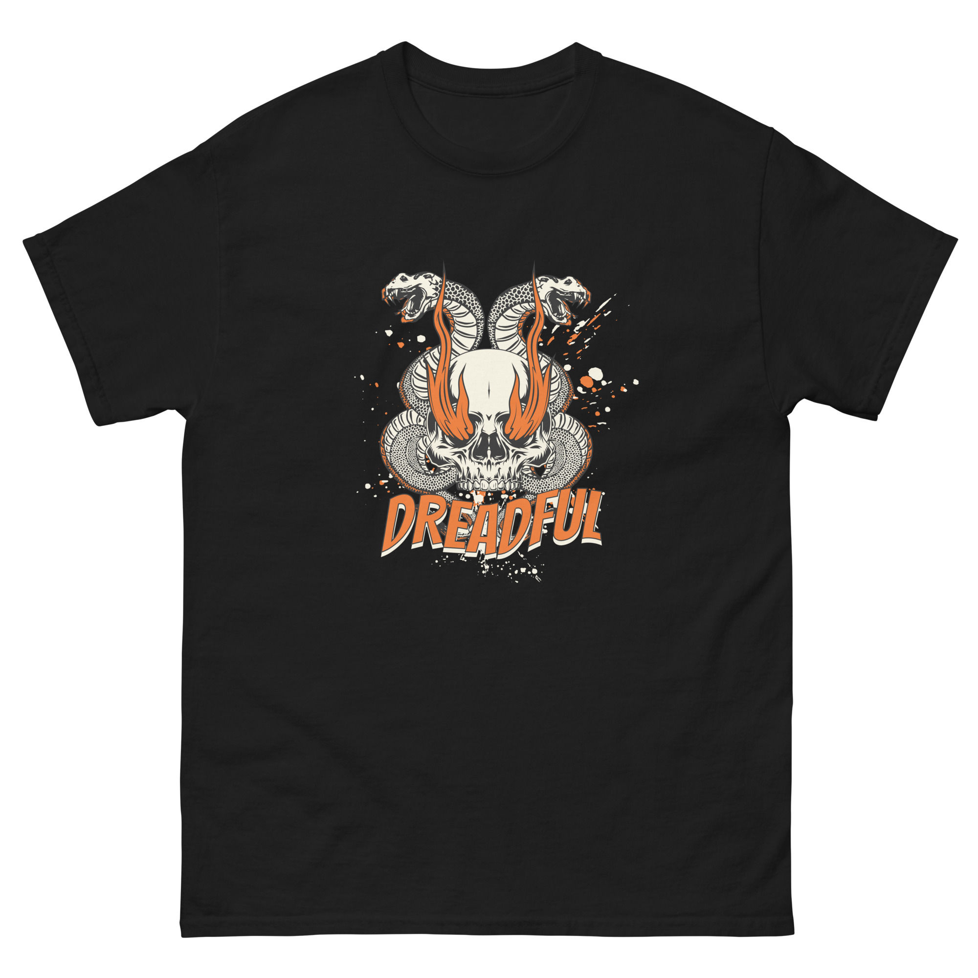 Buy Dreadful Demon Skull T-Shirt for Casual Wear. Stand out with a striking design and ultimate comfort for everyday style.